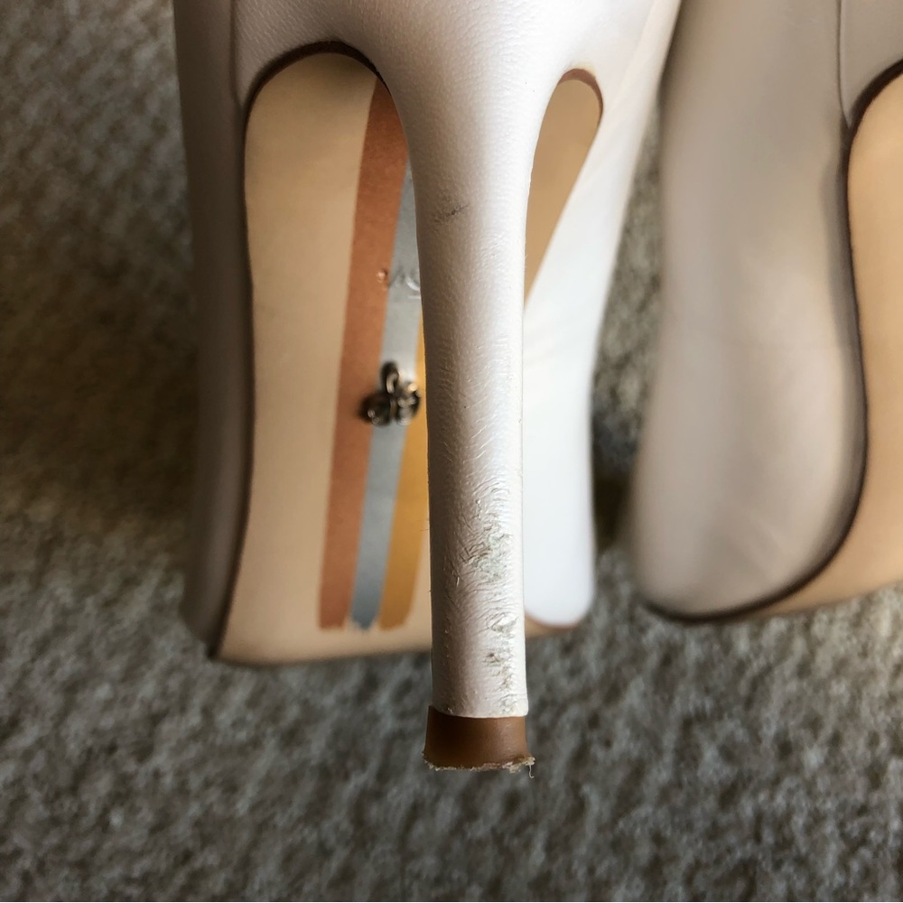 Sam Edelman Hazel White Leather Pumps - Picture 12 of 13